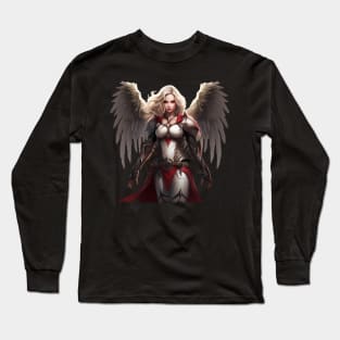 Keciu's Angel Winged Protector Long Sleeve T-Shirt